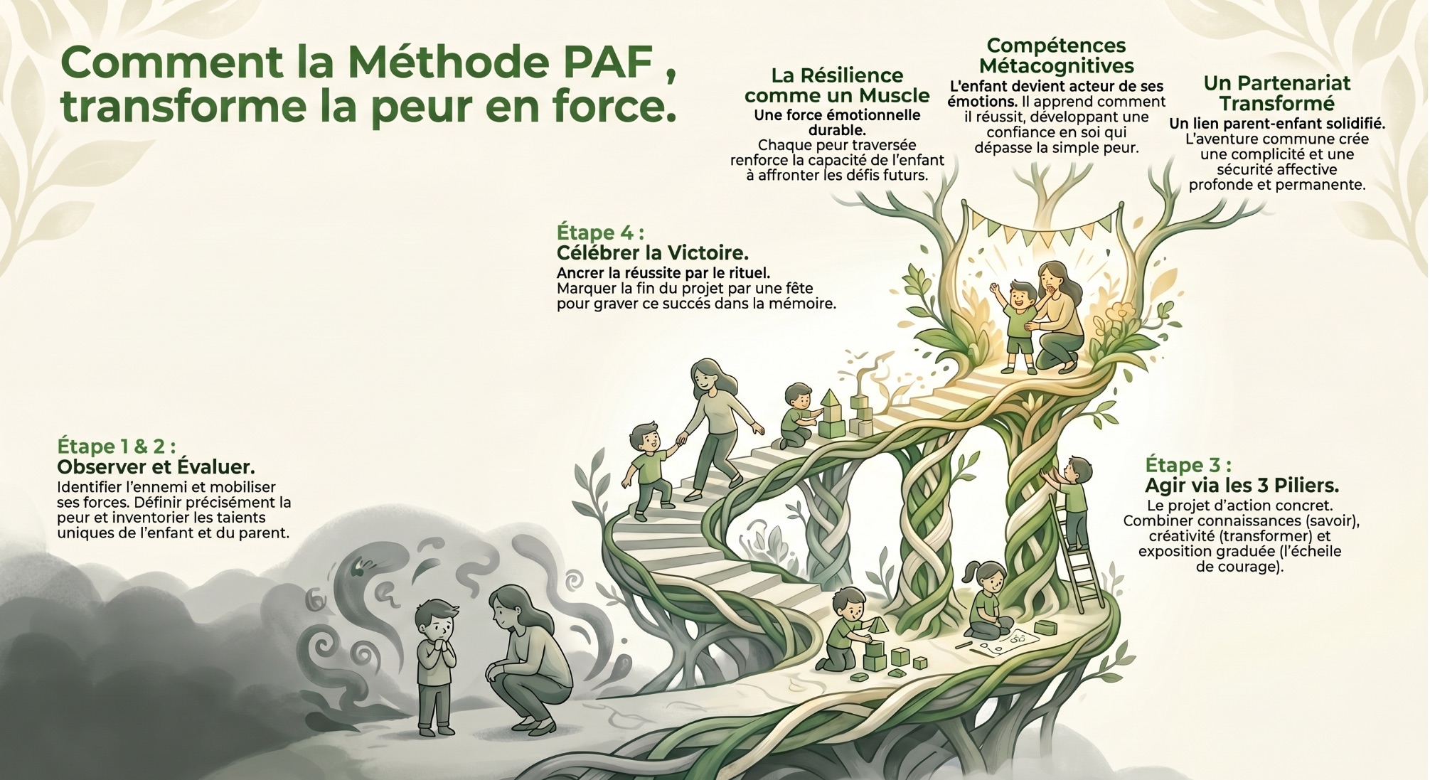 Schéma explicatif de la méthode PAF