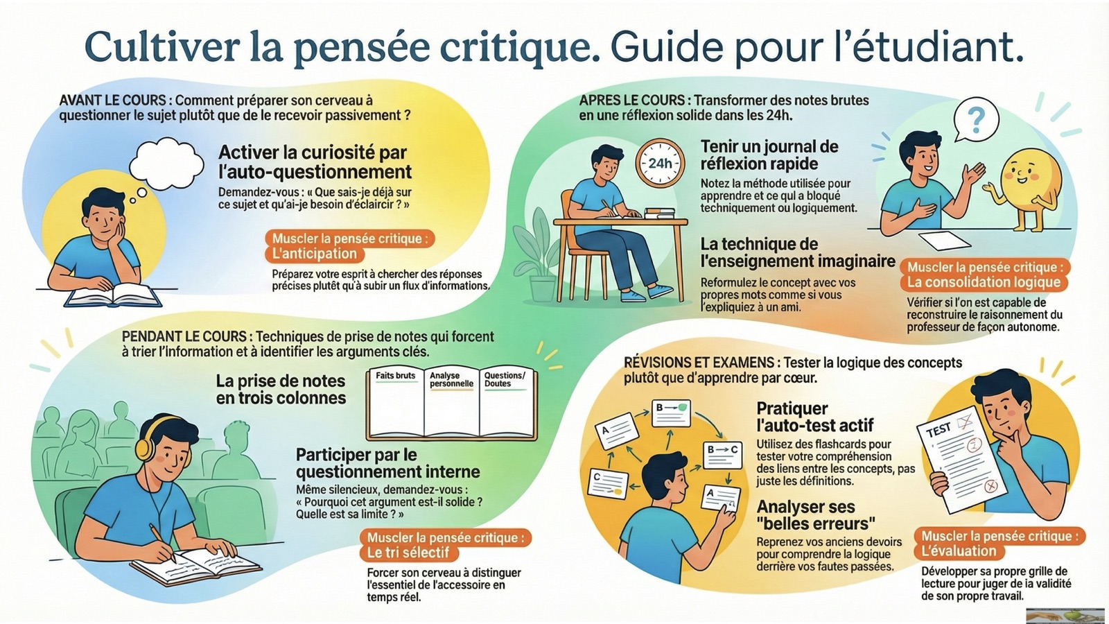 Cultiver sa pensée critique : l'importance et les méthodes