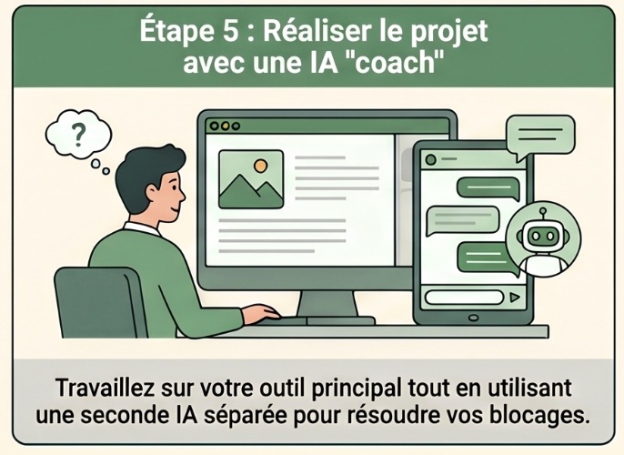 Étape 5 : lancez-vous avec une IA coach à côté