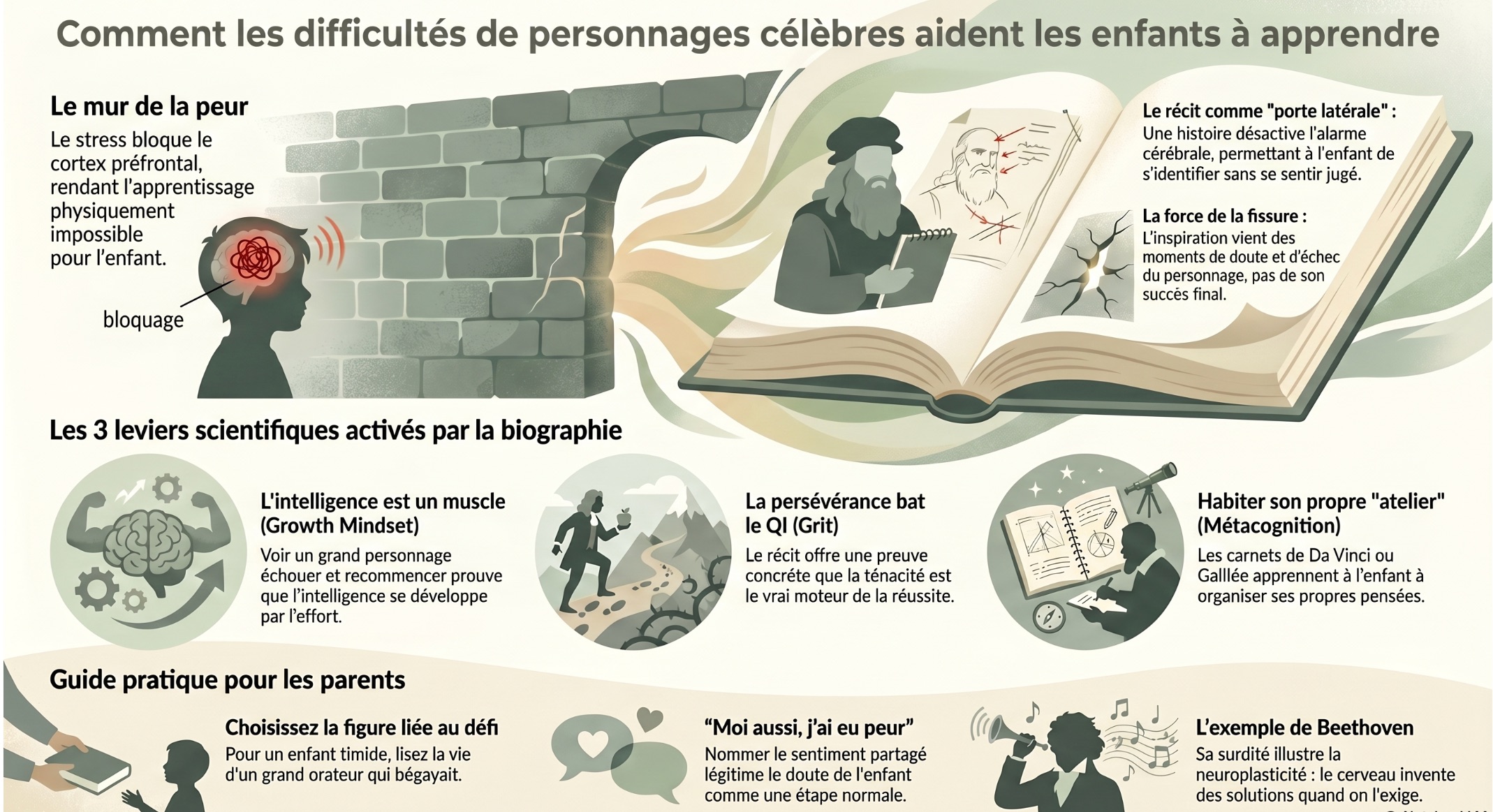 Le pouvoir des biographies de personnages célèbres