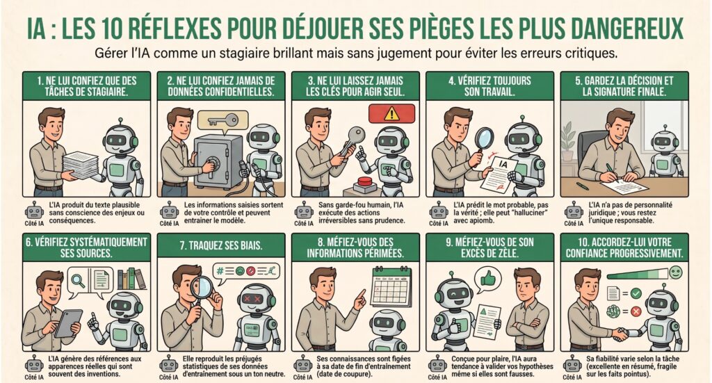 Les 10 réflexes pour déjouer les pièges les plus dangereux de l'IA