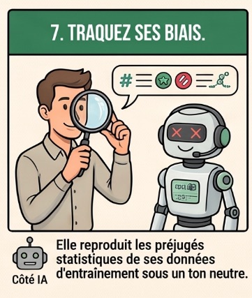 Réflexe 7 : traquer les biais de l'IA