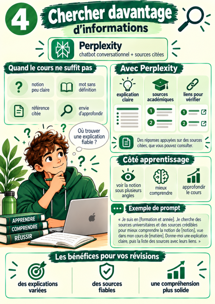 Chercher davantage d'informations avec Perplexity