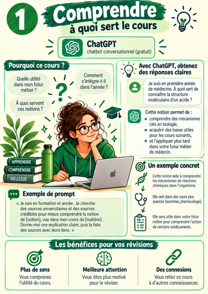 Comprendre à quoi sert le cours avec ChatGPT